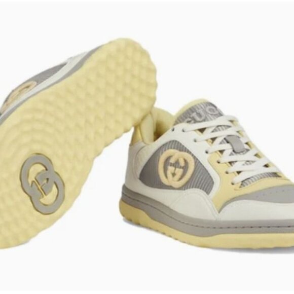 NIB Gucci Mac80 leather Sneakers IT 38.5 US 8.5 - Picture 2 of 13